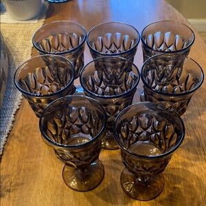 Vintage Noritake PERSPECTIVE smoke brown wine glasse
4 7/8”. Excellent cond set8